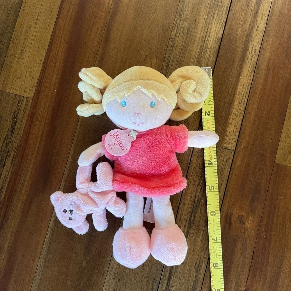 Jolijou Pink Plush Doll with Teddy